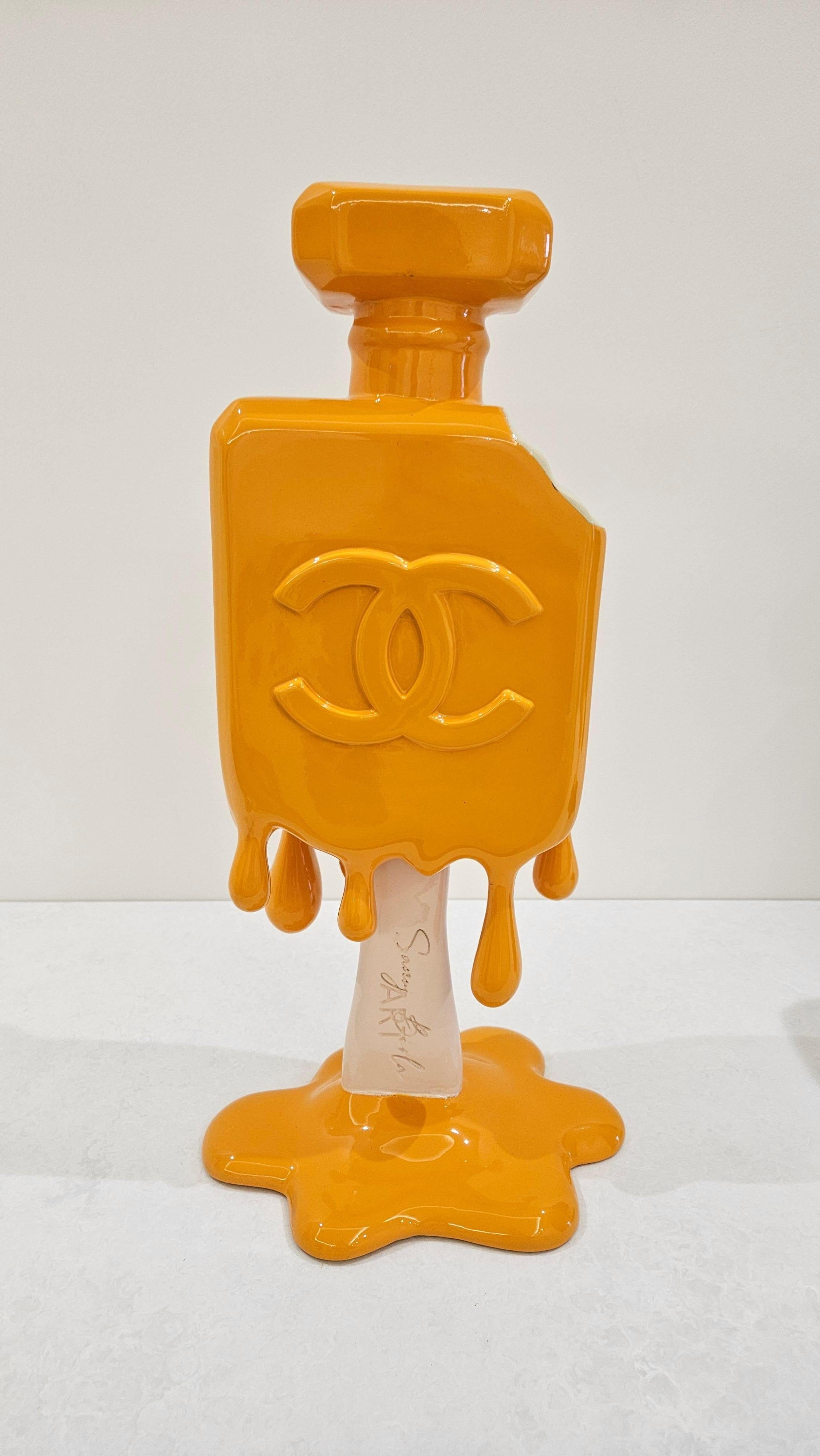 Scultura ghiacciolo Coco (giallo)- edizione limitata iconica pop art-contemporanea - Sculpture Contemporaneo di Sanuj Birla
