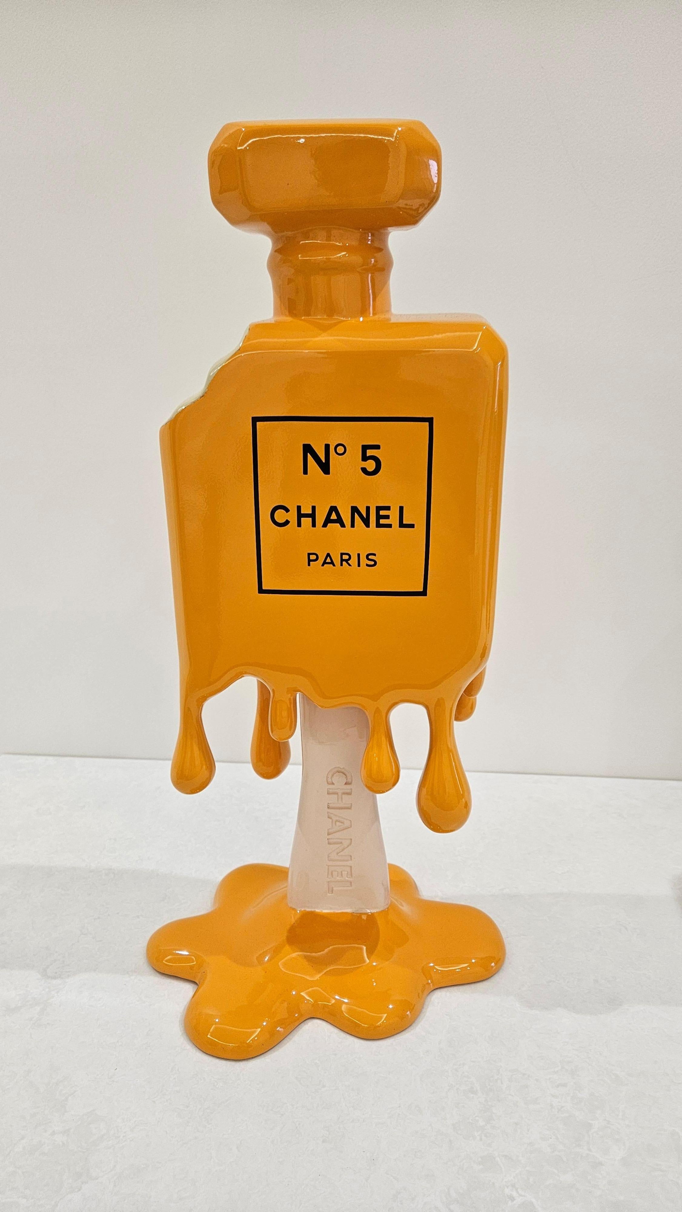 Scultura ghiacciolo Coco (giallo)- edizione limitata iconica pop art-contemporanea - Sculpture di Sanuj Birla