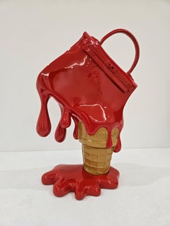 I-Scream Kelly Sculpture (Red) - edizione limitata iconica pop art - arte contemporanea