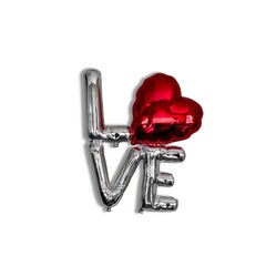Love Balloon Wandskulptur - originale ikonische moderne Kunstwerke - zeitgenössische Kunst