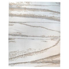 Sanya Modern Hand-Knotted Wool & Silk Rug – 8' x 10'