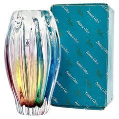 Vase 9" de la gamme Narumi « Fantasy » en verre Sanyu (Japon)
