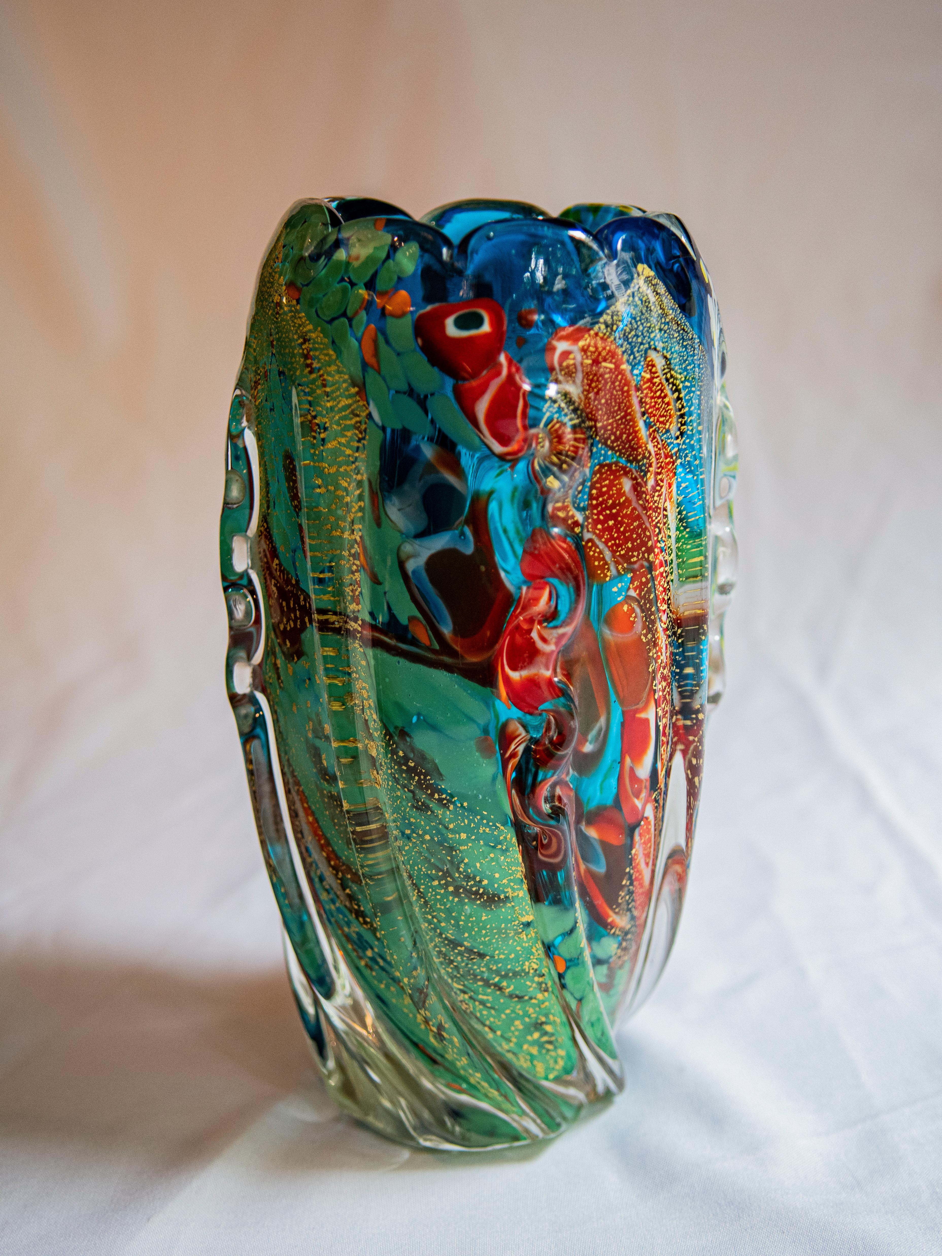 sanyu glass vase