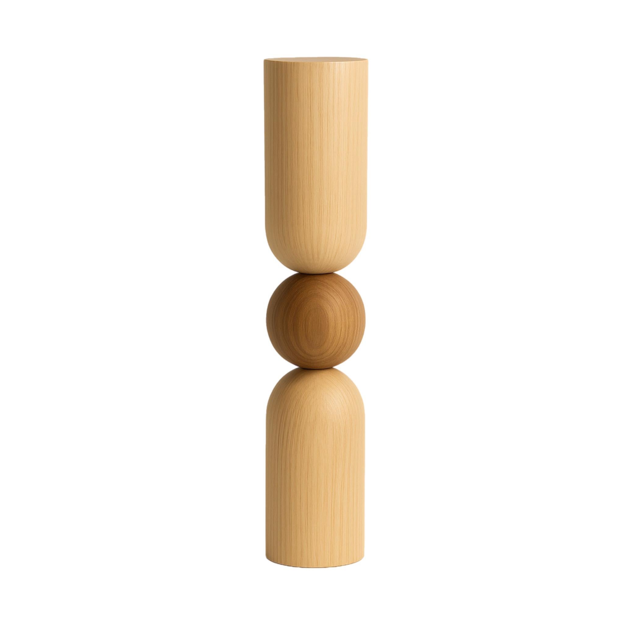 São Paulo 03 Totem by Gabriela Campos
Dimensions: W 36 x D 36 x H 180 cm.
Materials: American Oak, Freijó. 


ESTÚDIO MAIS ALMA moves toward the authentic and the unique, whether in the subtle observation of nature's forms and contours, or in the