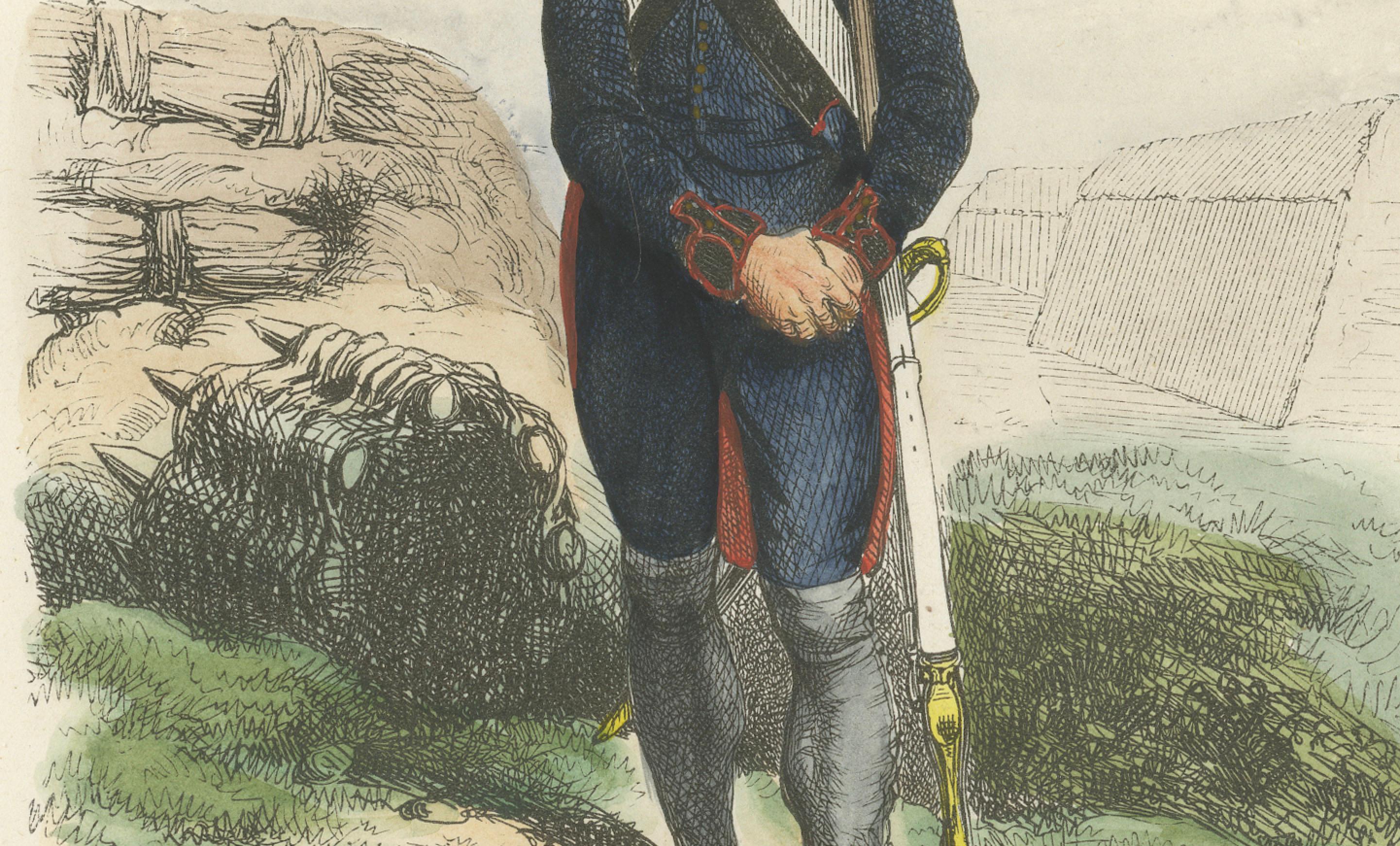 Sapeur du Génie, Garde Impériale – French Military Uniform Print, 1843
