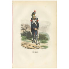 Sapeur du Génie, Garde Impériale – French Military Uniform Print, 1843