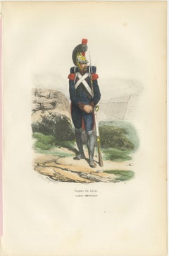 Sapeur du Génie, Garde Impériale – French Military Uniform Print, 1843