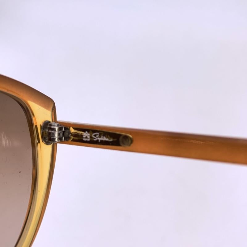 Saphira Butterfly Optyl Lunettes de soleil vintage 58/12 130 mm Excellent état - En vente à Rome, Rome