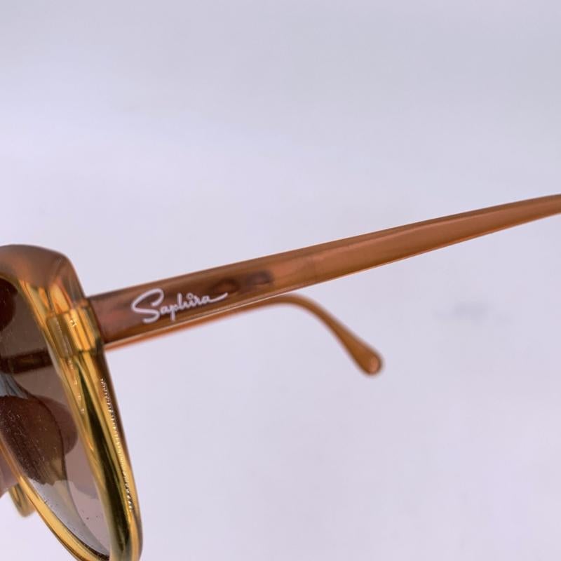 Saphira Butterfly Optyl Lunettes de soleil vintage 58/12 130 mm Pour femmes en vente