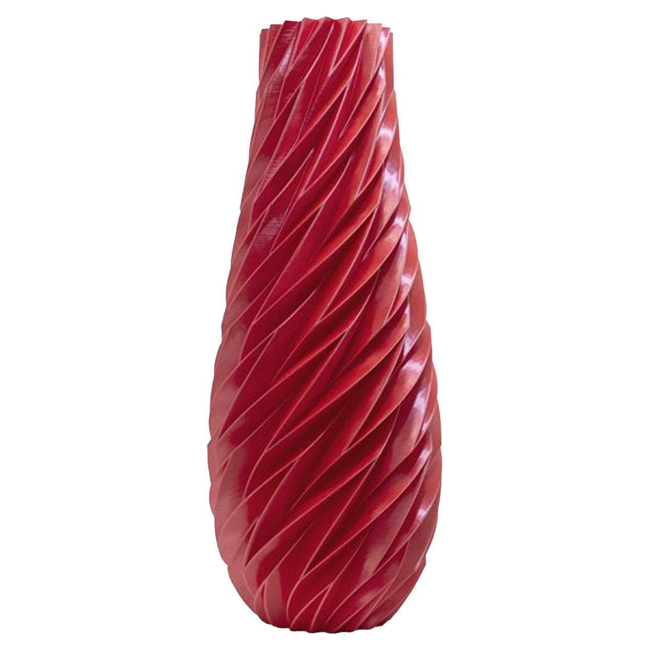 Saphira Red Vase Sculpture