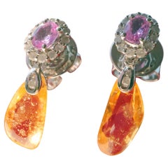 Saphire Brilliant Earrings for a glorious Appearance