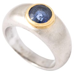 Saphire Gold Ring