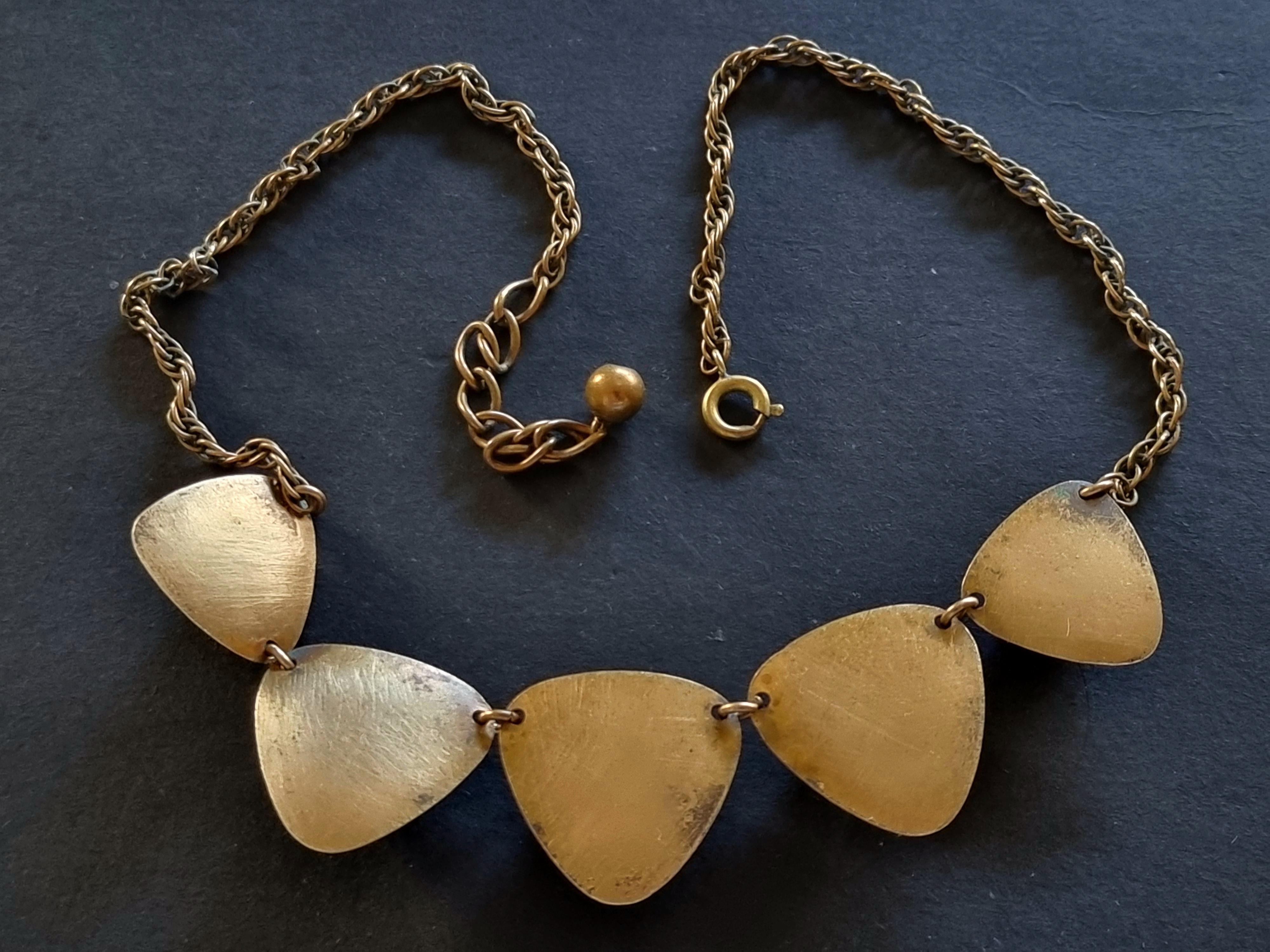 SAPHIRET, ART NOUVEAU necklace, vintage 1920s For Sale 3