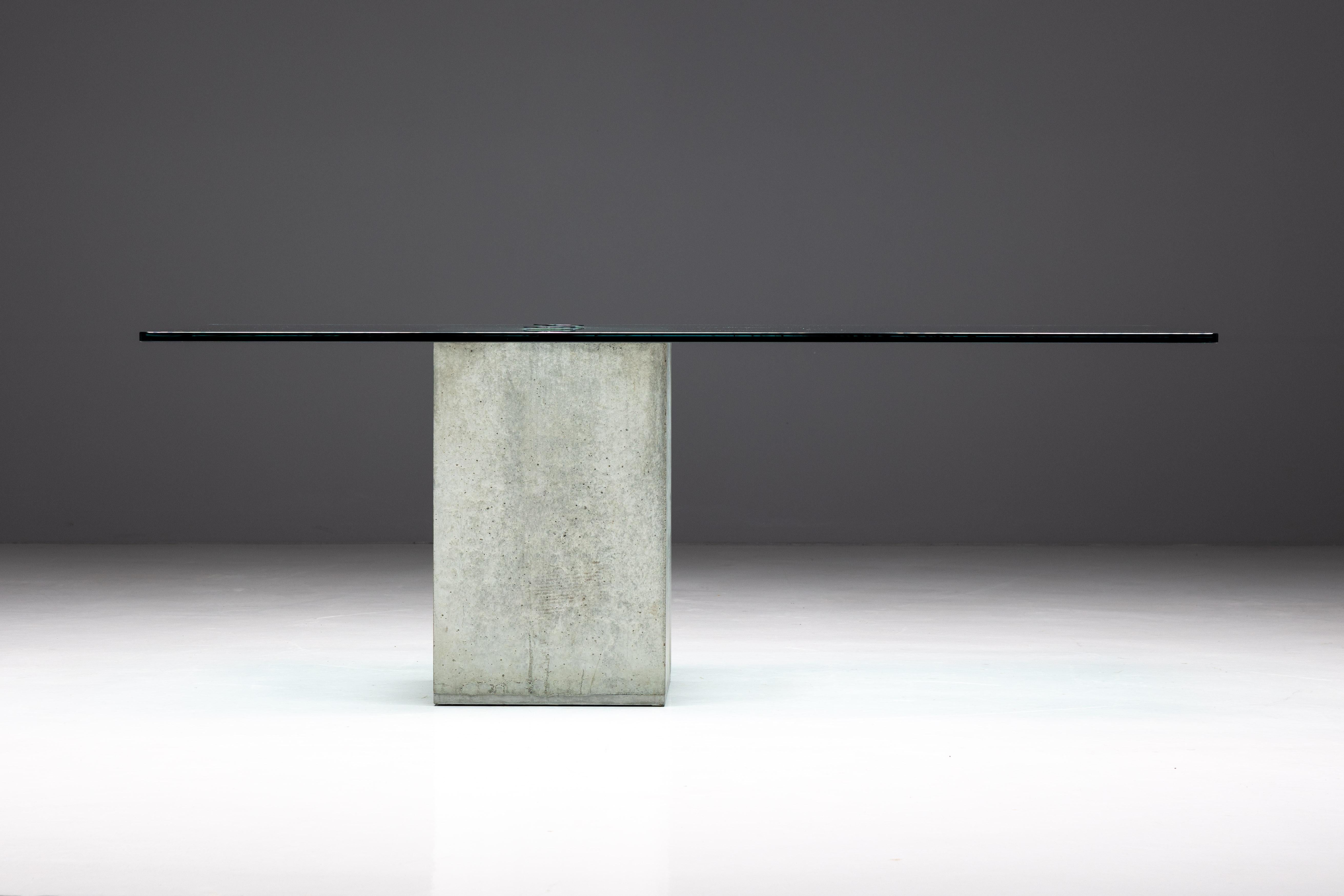 Late 20th Century Sapo Dining Table by Sergio and Giorgio Saporiti, Italy, 1970s For Sale