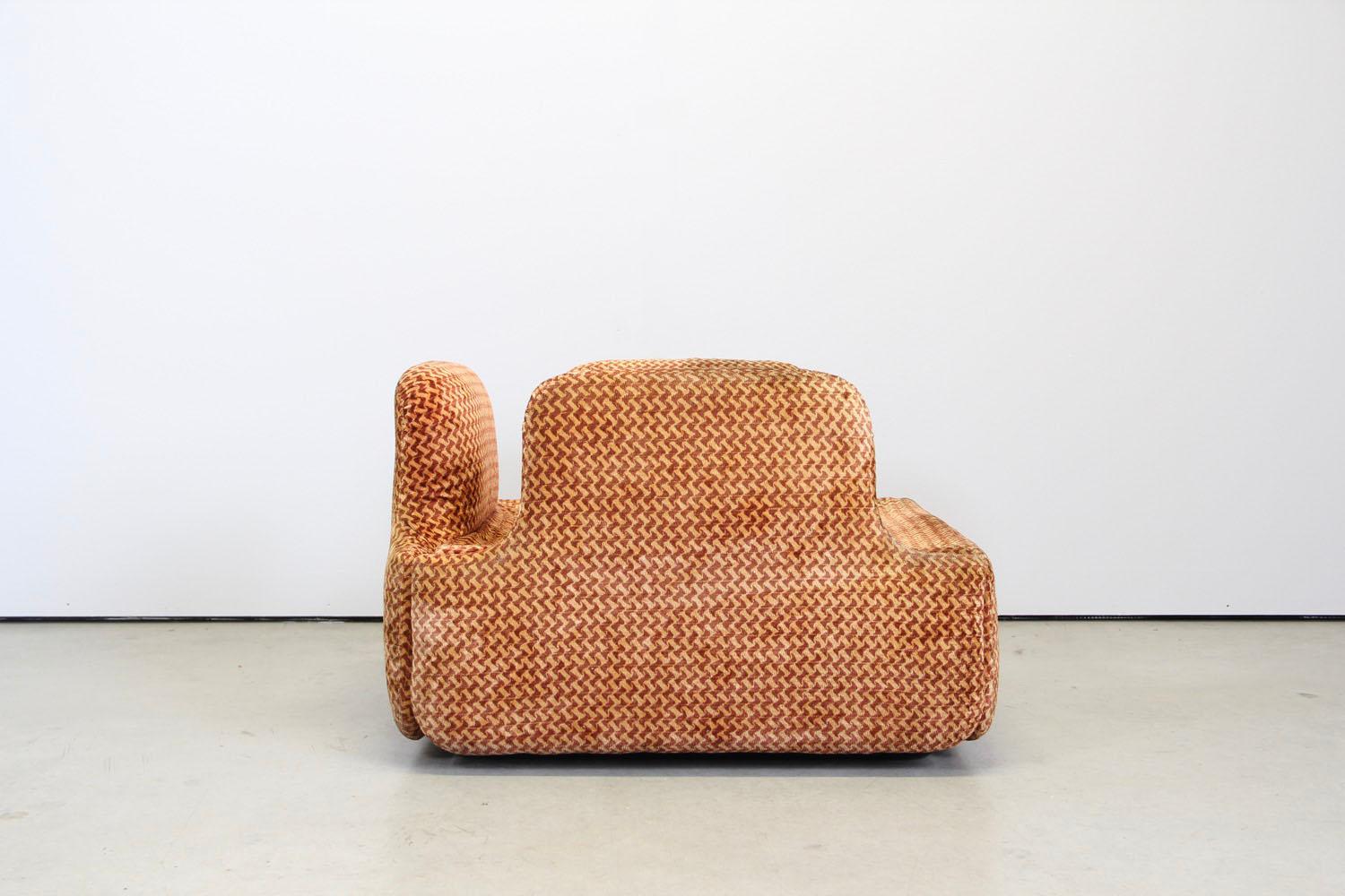 Ensemble canapé et fauteuil de salon confidentiel Saporiti Italia:: 1970 8