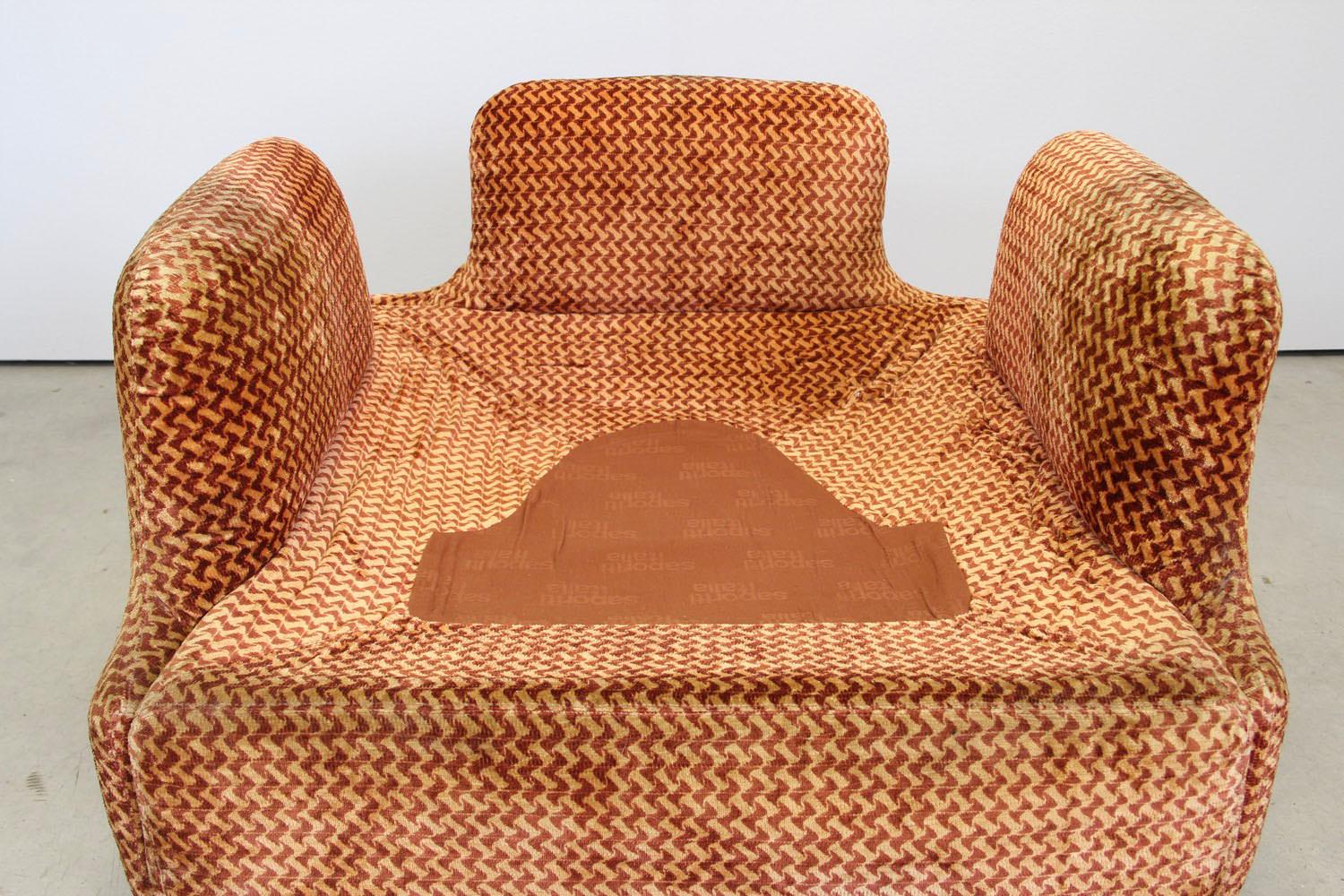 Ensemble canapé et fauteuil de salon confidentiel Saporiti Italia:: 1970 13