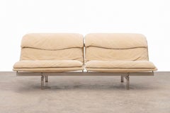 Saporiti Italia Zweisitzer-Sofa „Wave“ von Giovanni Offredi, 1970er Jahre