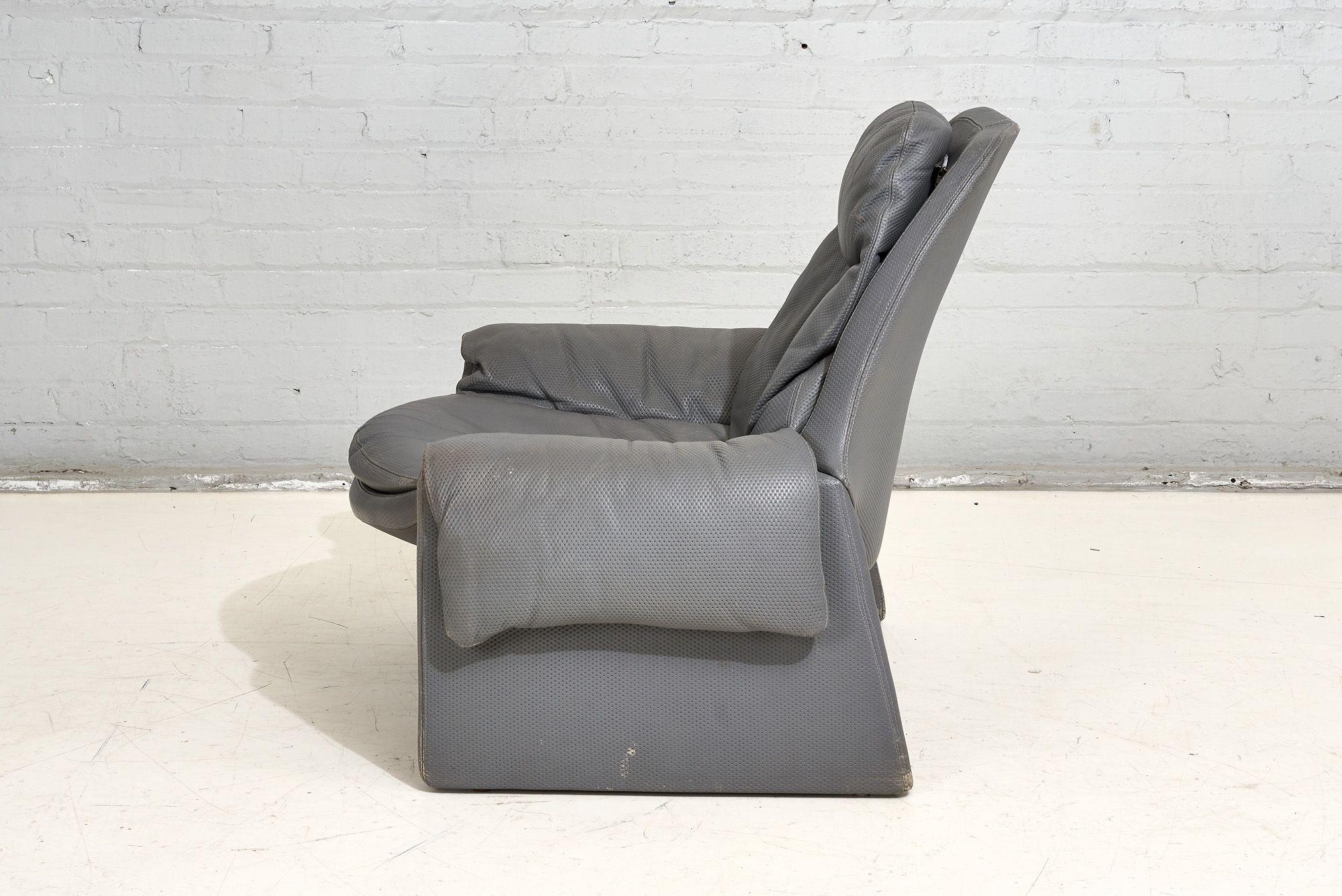 Late 20th Century Saporiti Italia Vittorio Introini P60 Lounge Chair by Proposals, Italy, 1970 For Sale