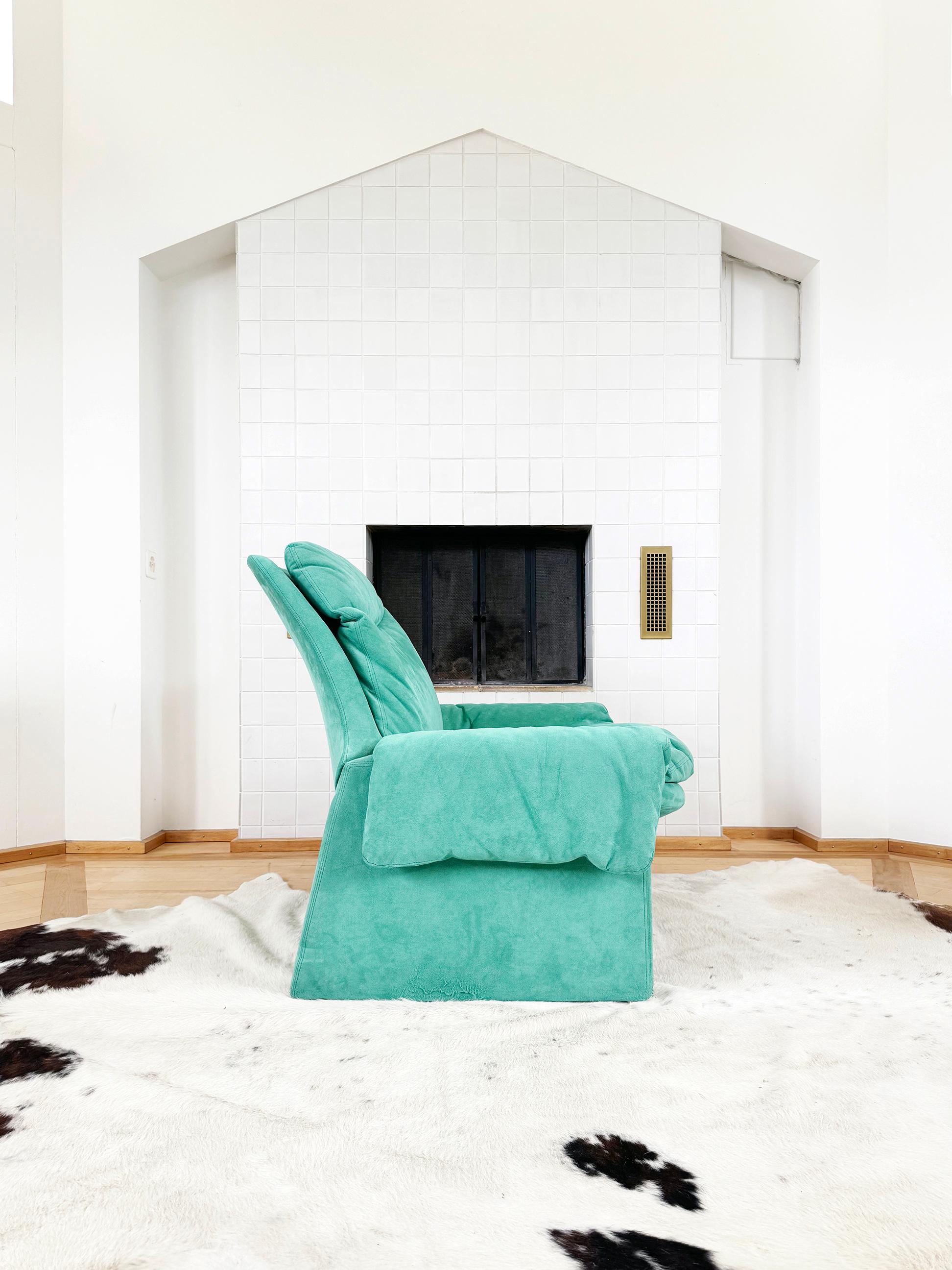 Saporiti Italia Vittorio Introini Sillón P60 + Otomana P61 de Proposals 70s en venta 1