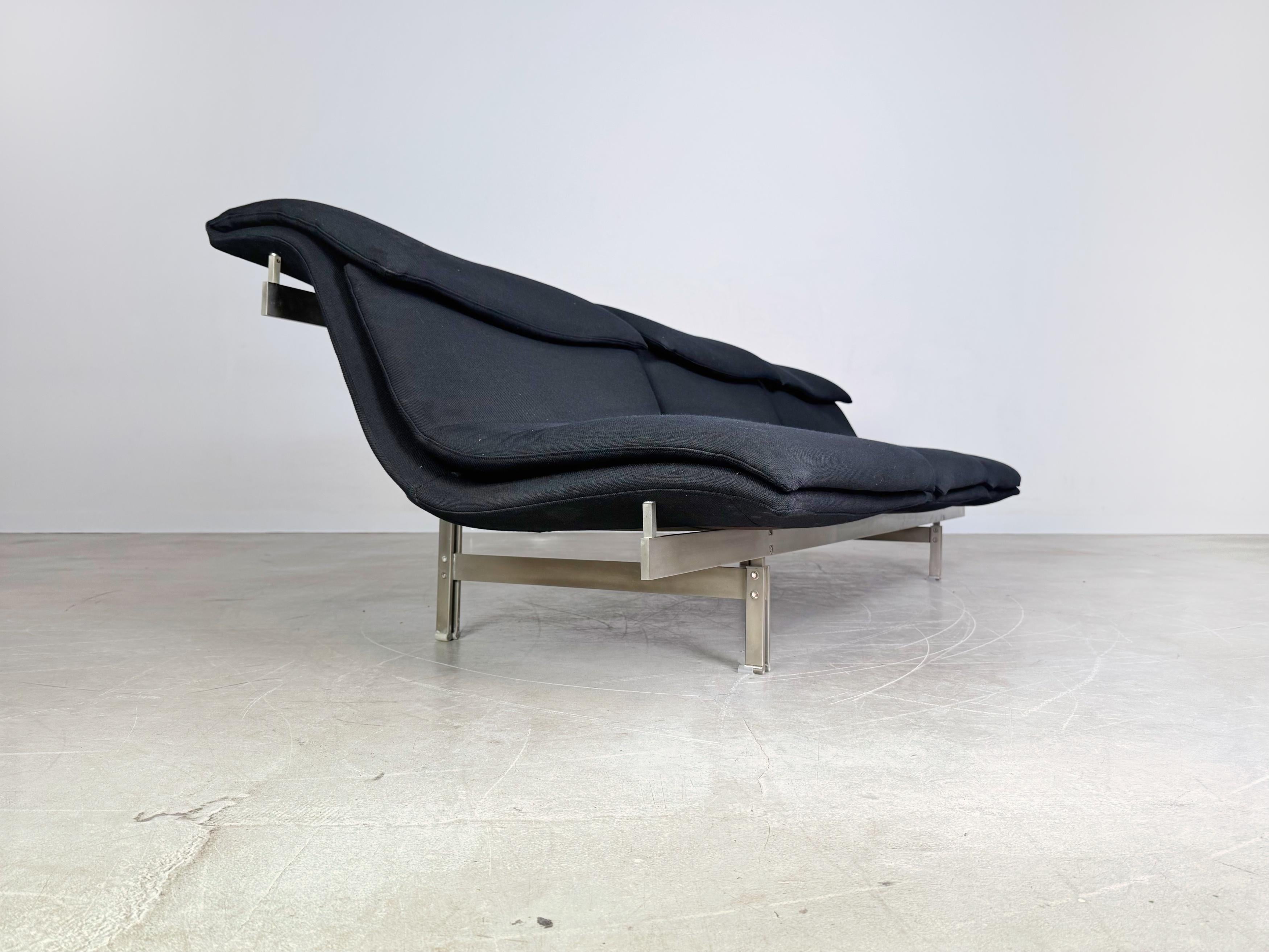 Saporiti Italia Sofá Wave Giovanni Offredi 1970 Dreisitzer Design en Bueno estado para la venta en Berlin, DE