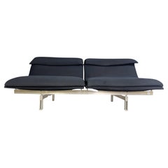 Saporiti Italia Wave Sofa Giovanni Offredi 1970 Zweisitzer Design