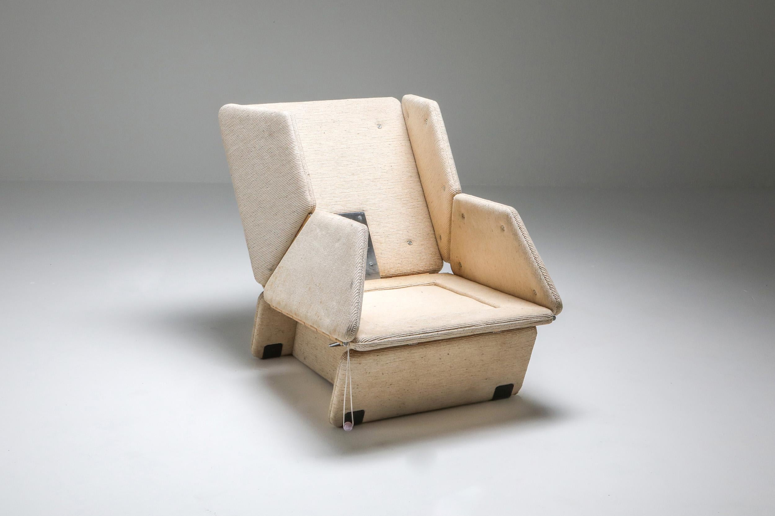 Saporiti Lounge Chair with Ottoman, 1960s For Sale 1