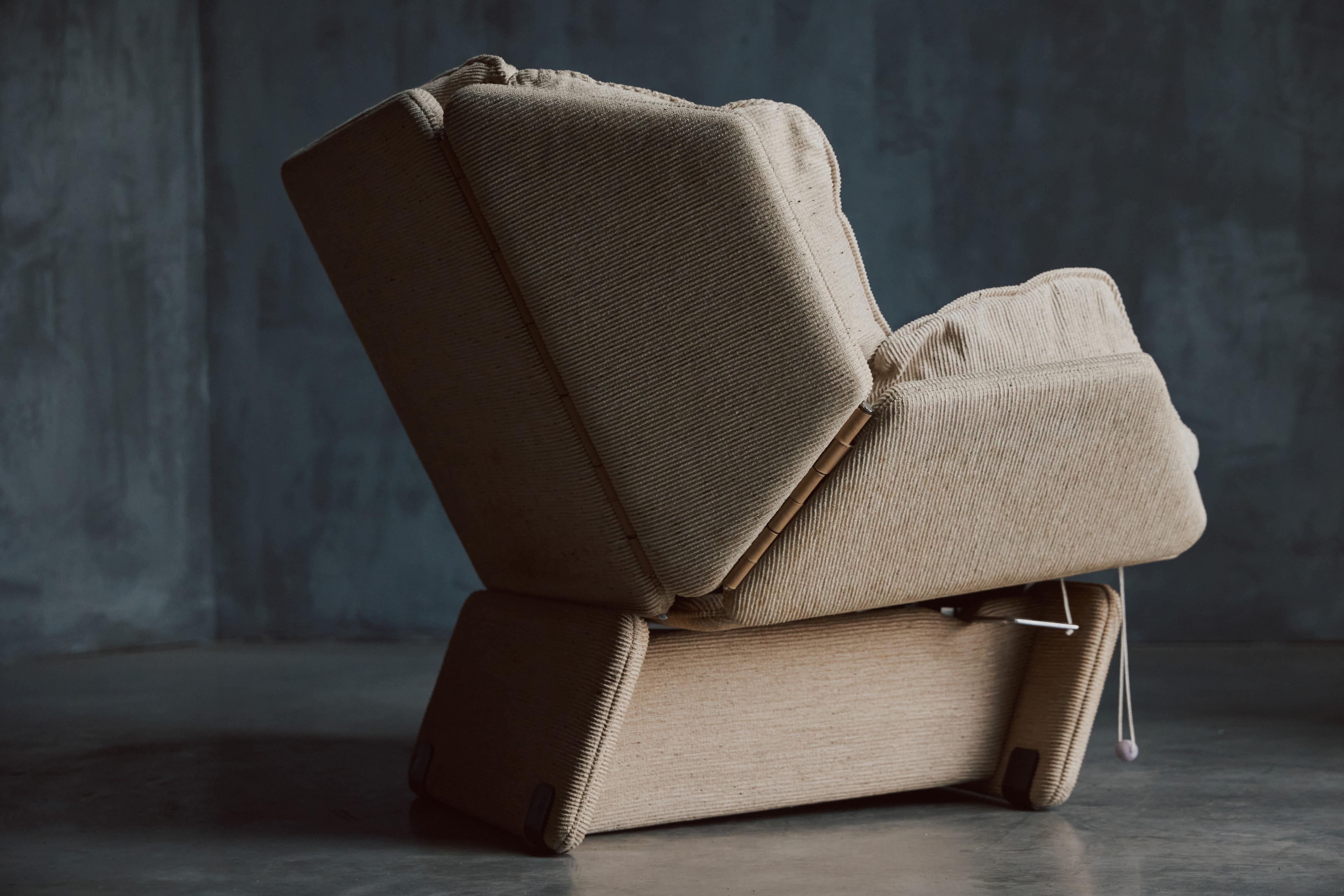 Saporiti Lounge Chair with Ottoman, Italy, 1960s In Excellent Condition In Antwerp, BE