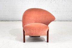 Saporiti Sculptural Italian Post Modern Lounge Chair, 1990