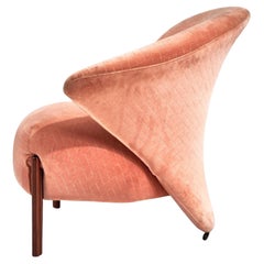 Saporiti Sculptural Italian Post Modern Lounge Chair, 1990