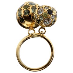 Saphir-Ring aus 18 Karat Gold