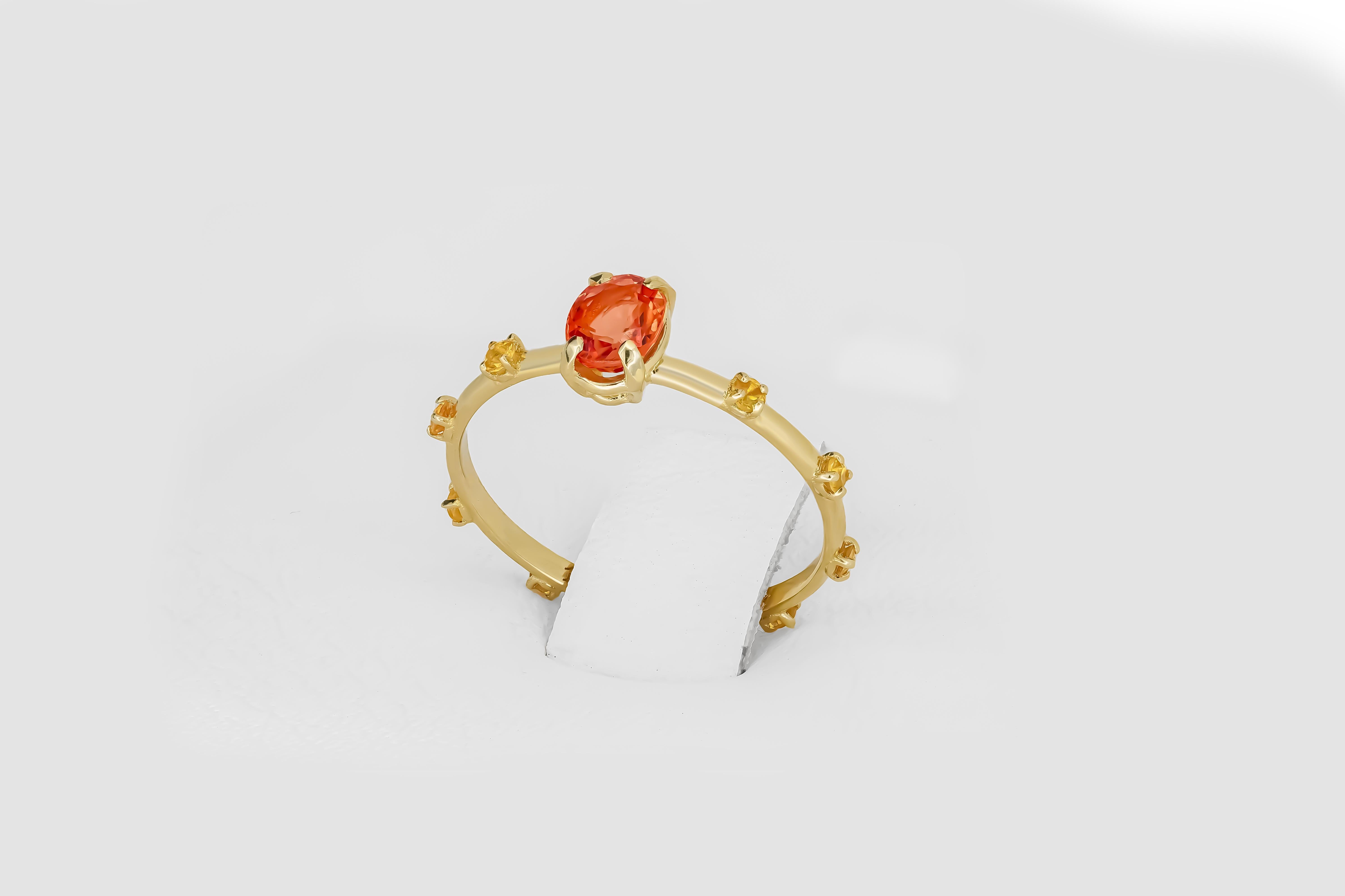 in vendita:  Anello in oro 14k con zaffiro 4