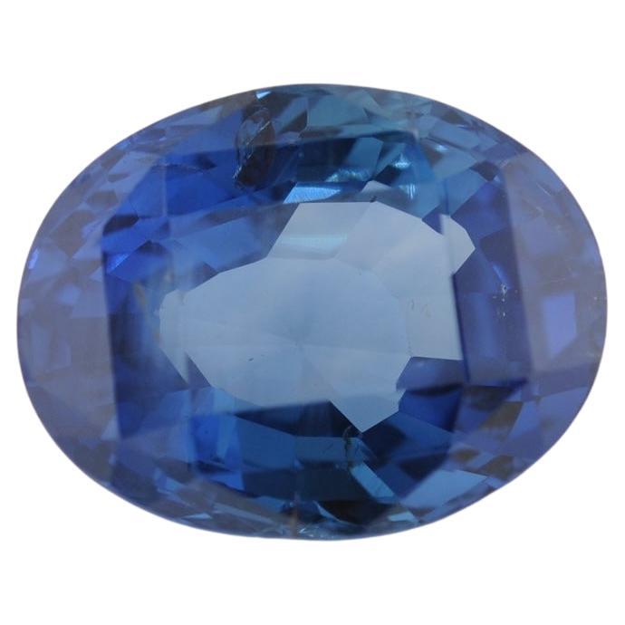 Sapphire 15.81 Carat No Heat Ceylon Sapphire DSEF Certified For Sale