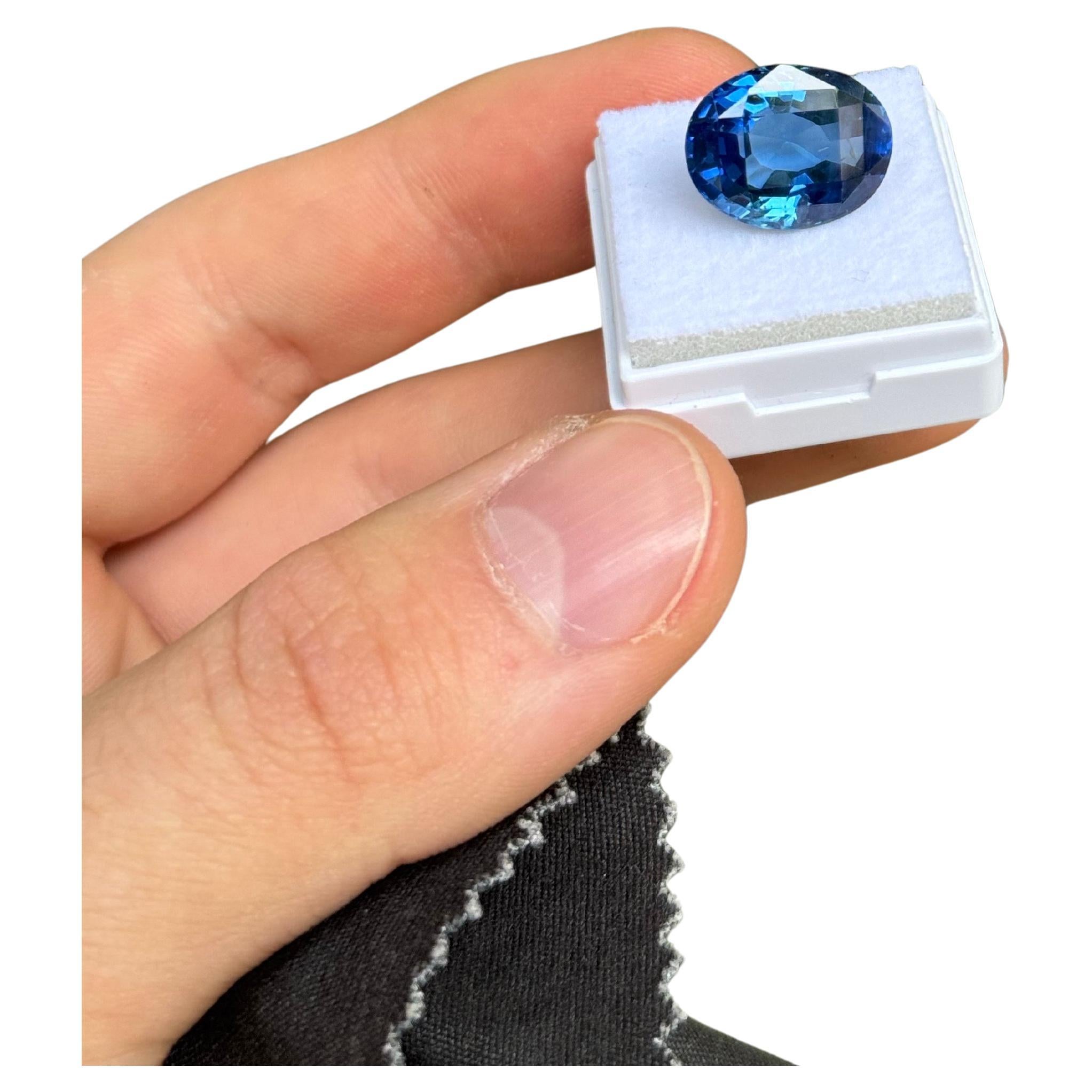 Sapphire – 15.83ct unheated from Sri Lanka Ceylon In Good Condition In Berlin, BE
