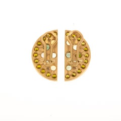 Sapphire 18 Karat Gold Earrings