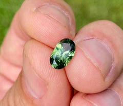 Sapphire 2.15 Ct. natural No heat Loose gemstone, Oval cut, Certificate GFCO