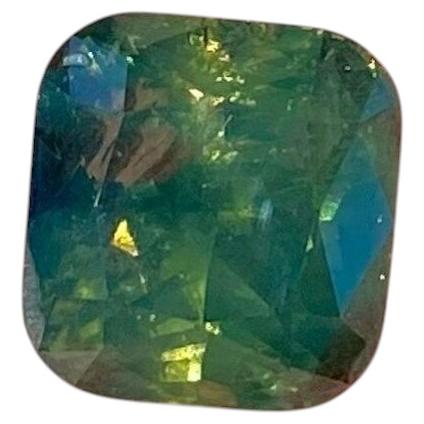 Zafiro de 4.15 ct, natural, sin tratamiento térmico, gema suelta, talla cojín, certificado GFCO