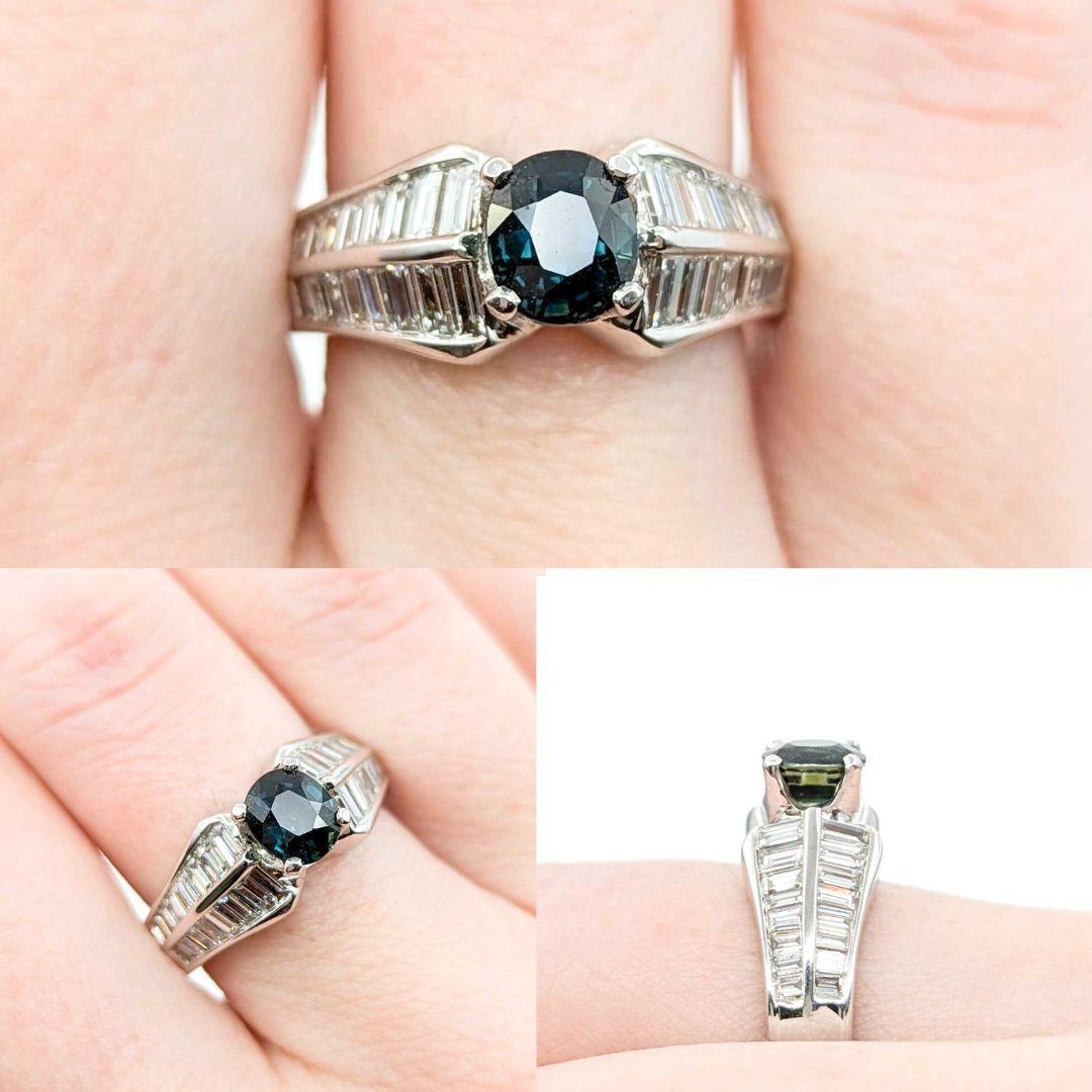 Anspruchsvoller Saphir- und Diamantring aus 18k Weißgold

Wir präsentieren diesen wunderschönen Saphir- und Diamantring, der fachmännisch aus 18 Karat Weißgold gefertigt wurde. In der Mitte des Rings befindet sich ein 1,27-karätiger Saphir mit