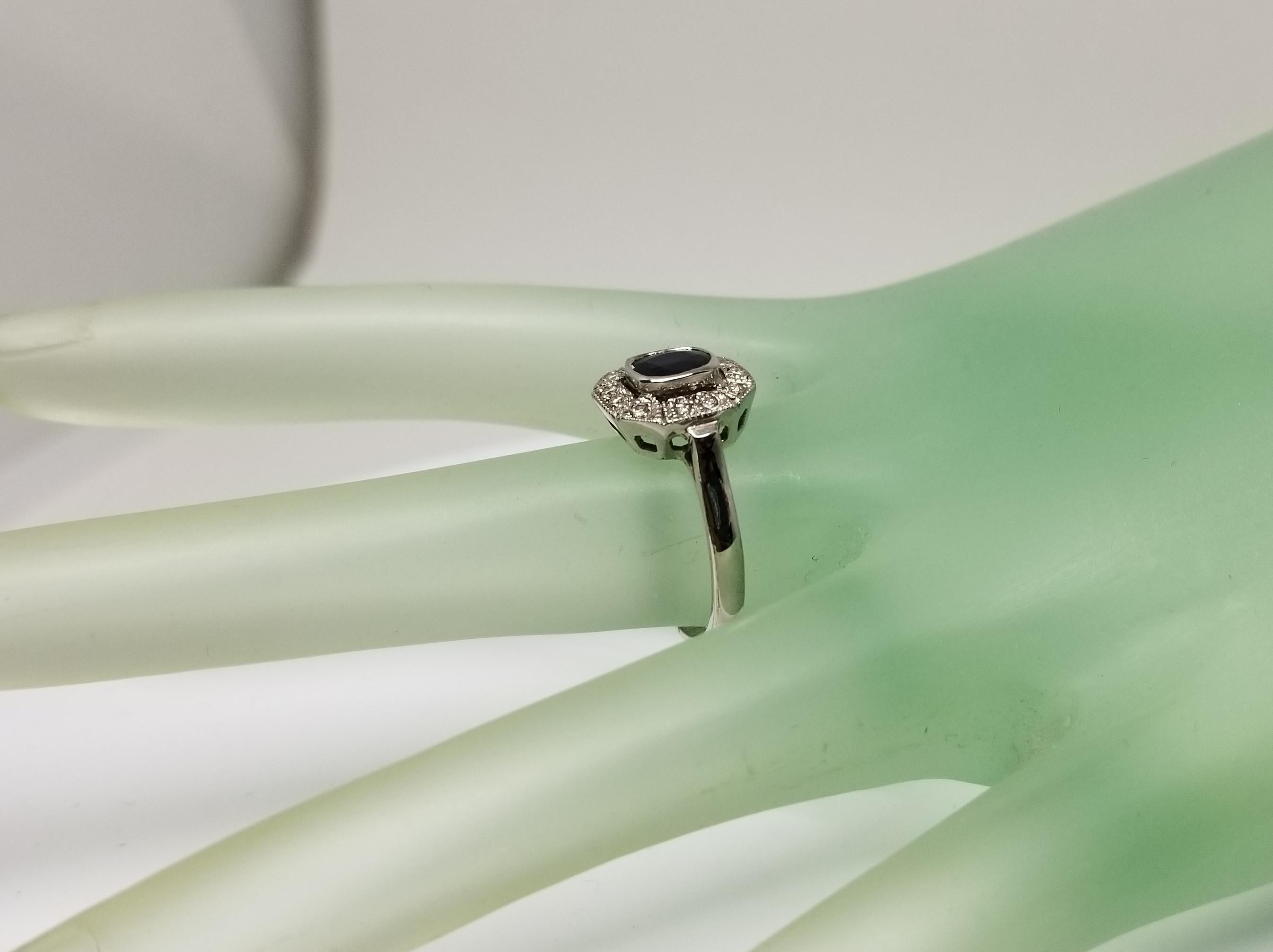 Sapphire and Diamond  Ring 2