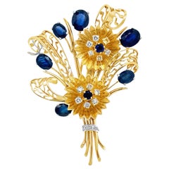 Broches de zafiro