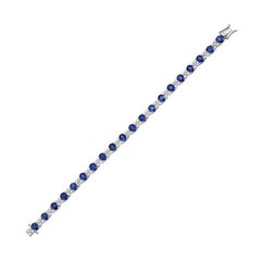 Bracciale con zaffiri e diamanti