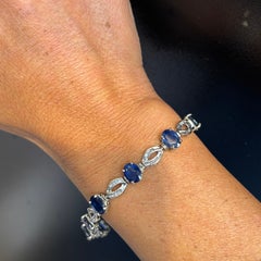 Sapphire and Diamond Bracelet