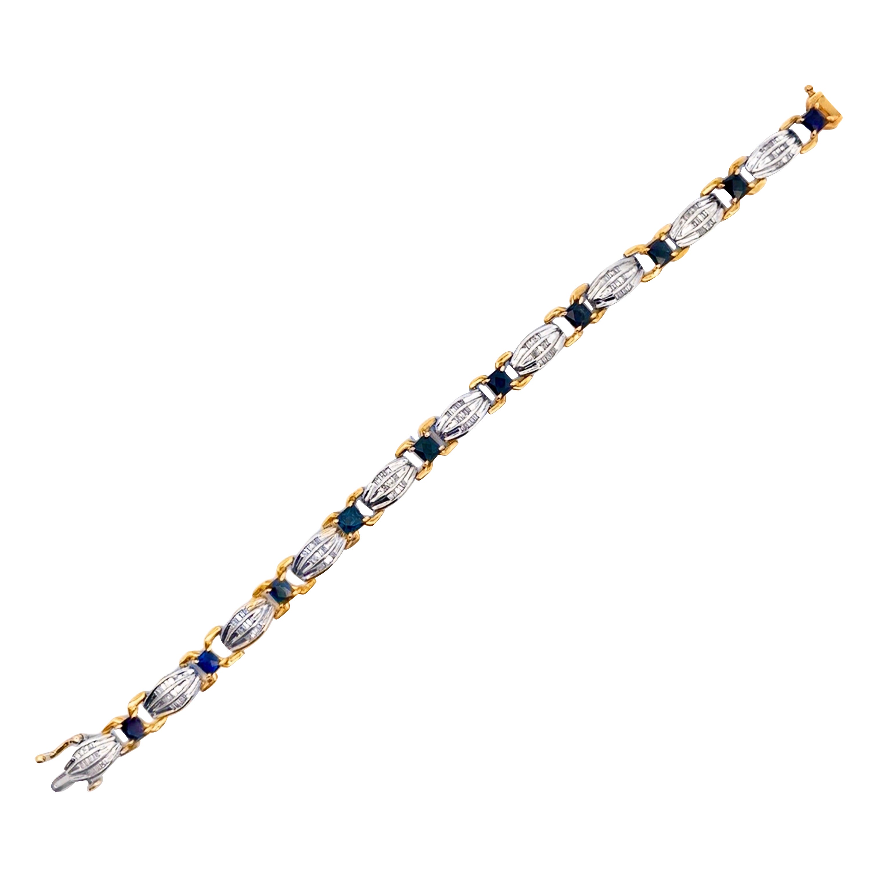 Sapphire and Diamond Bracelet