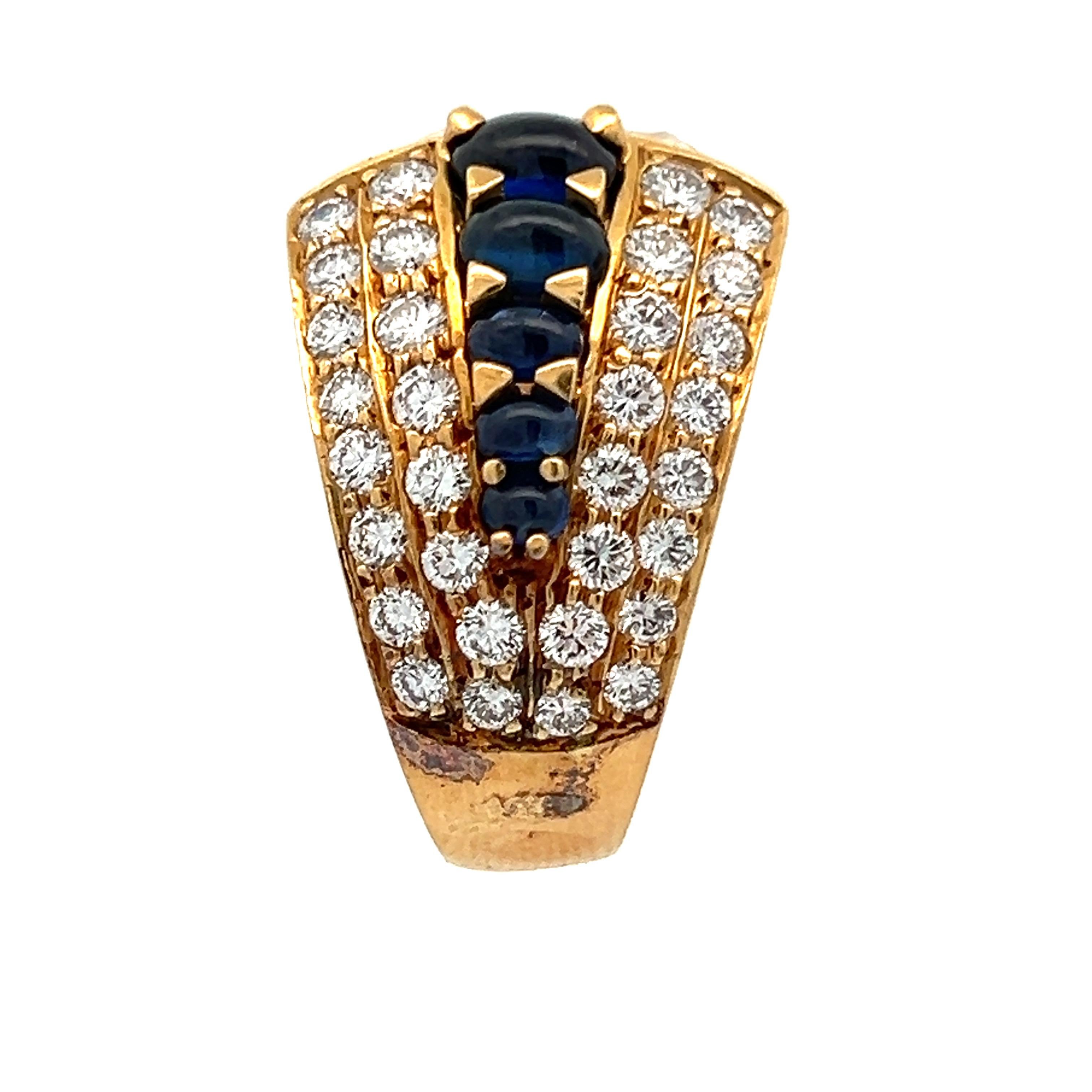 Sapphire and Diamond Earrings 1