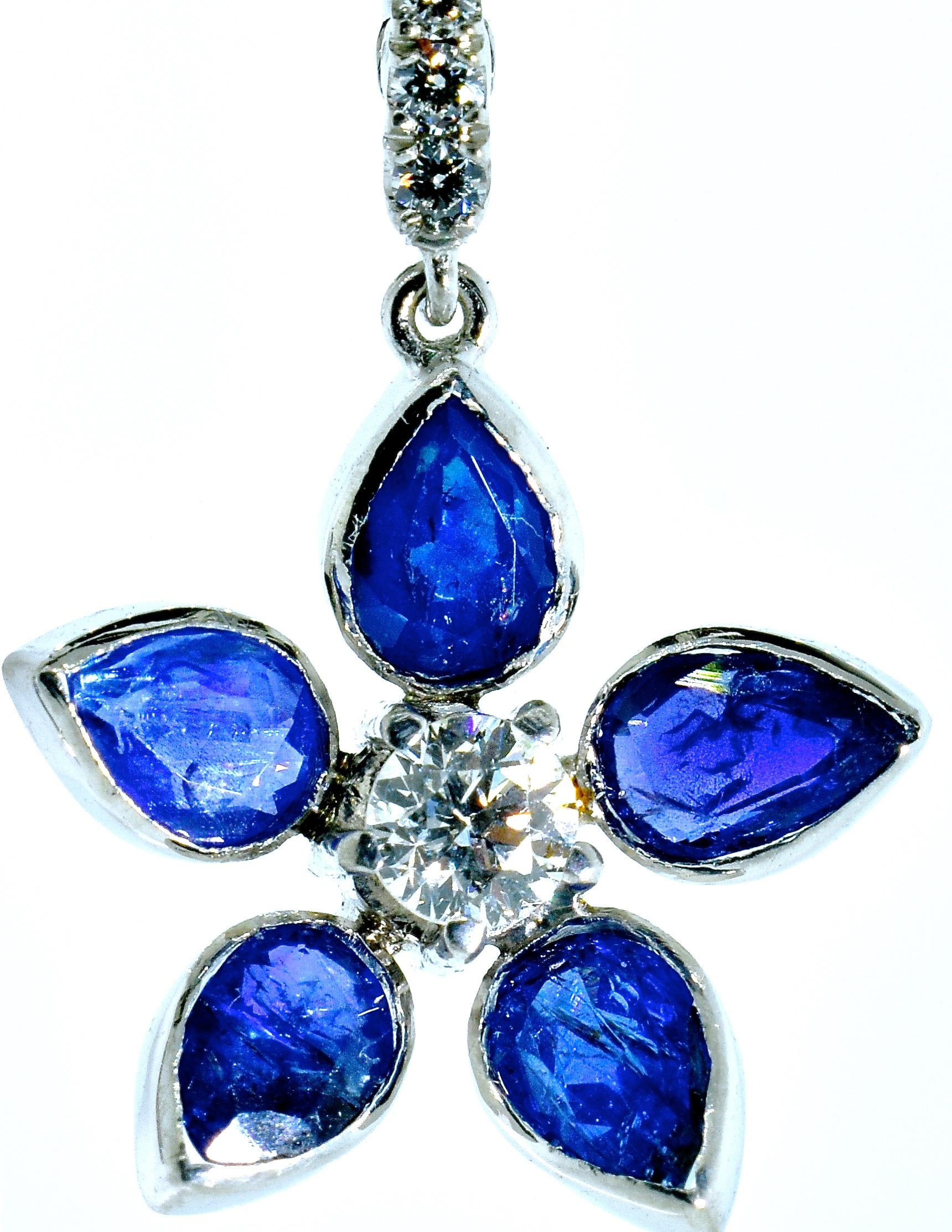 Sapphire and Diamond Earrings, Pierre/Famille 1