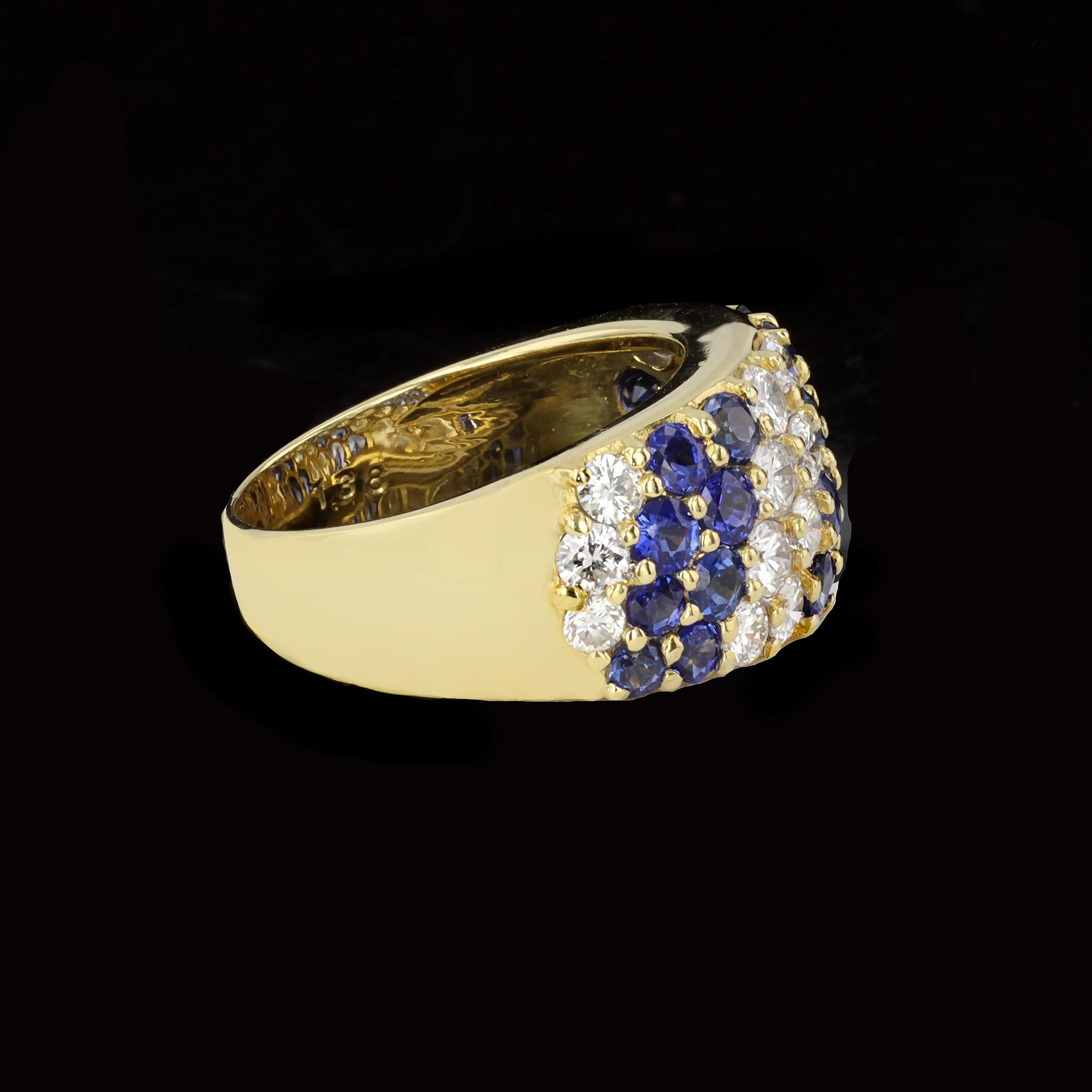 estate gemstone engagement ring