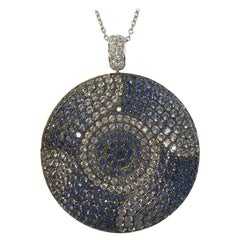 Sapphire and Diamond Medallion