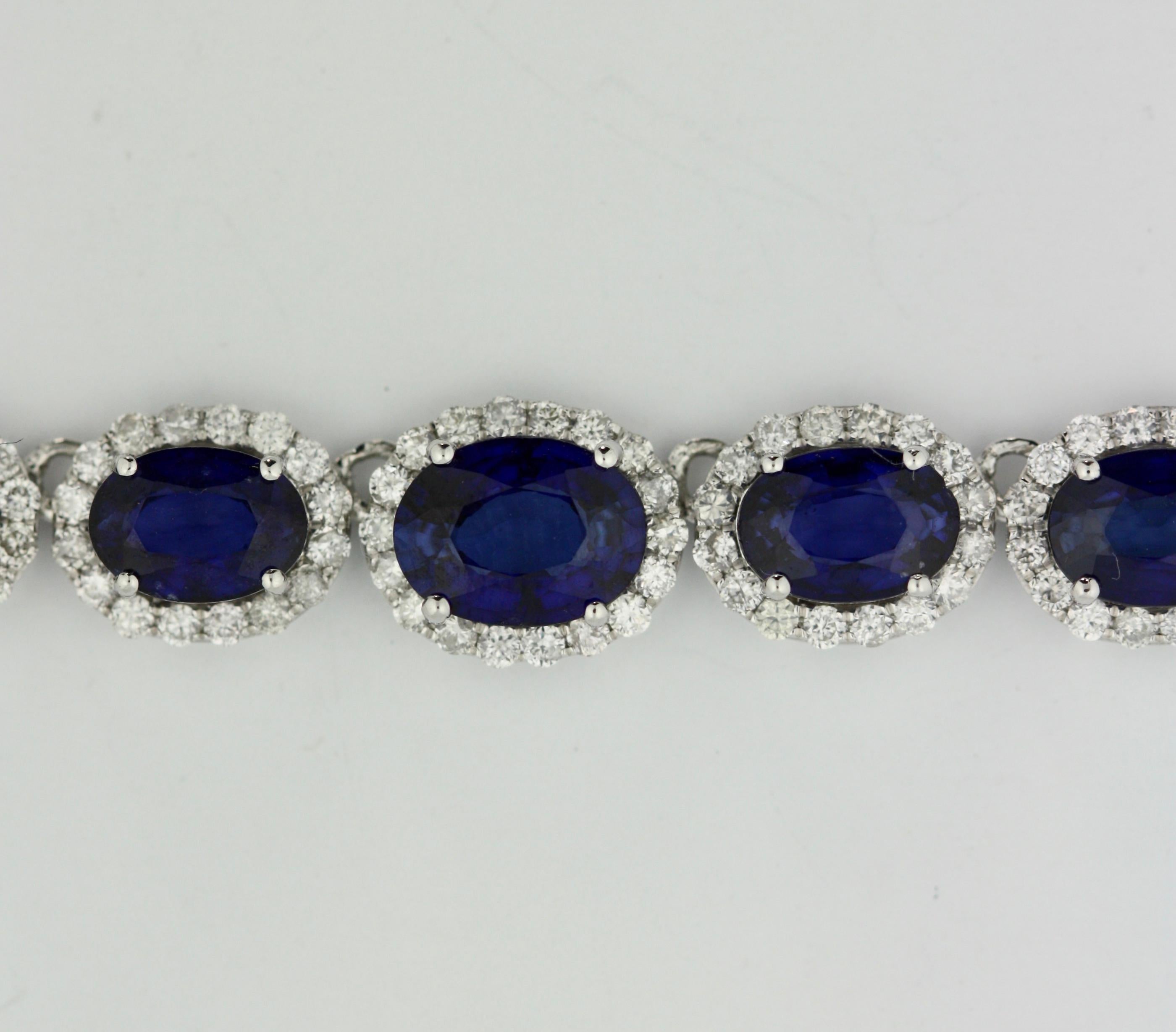 Sapphire and Diamond Necklace 6