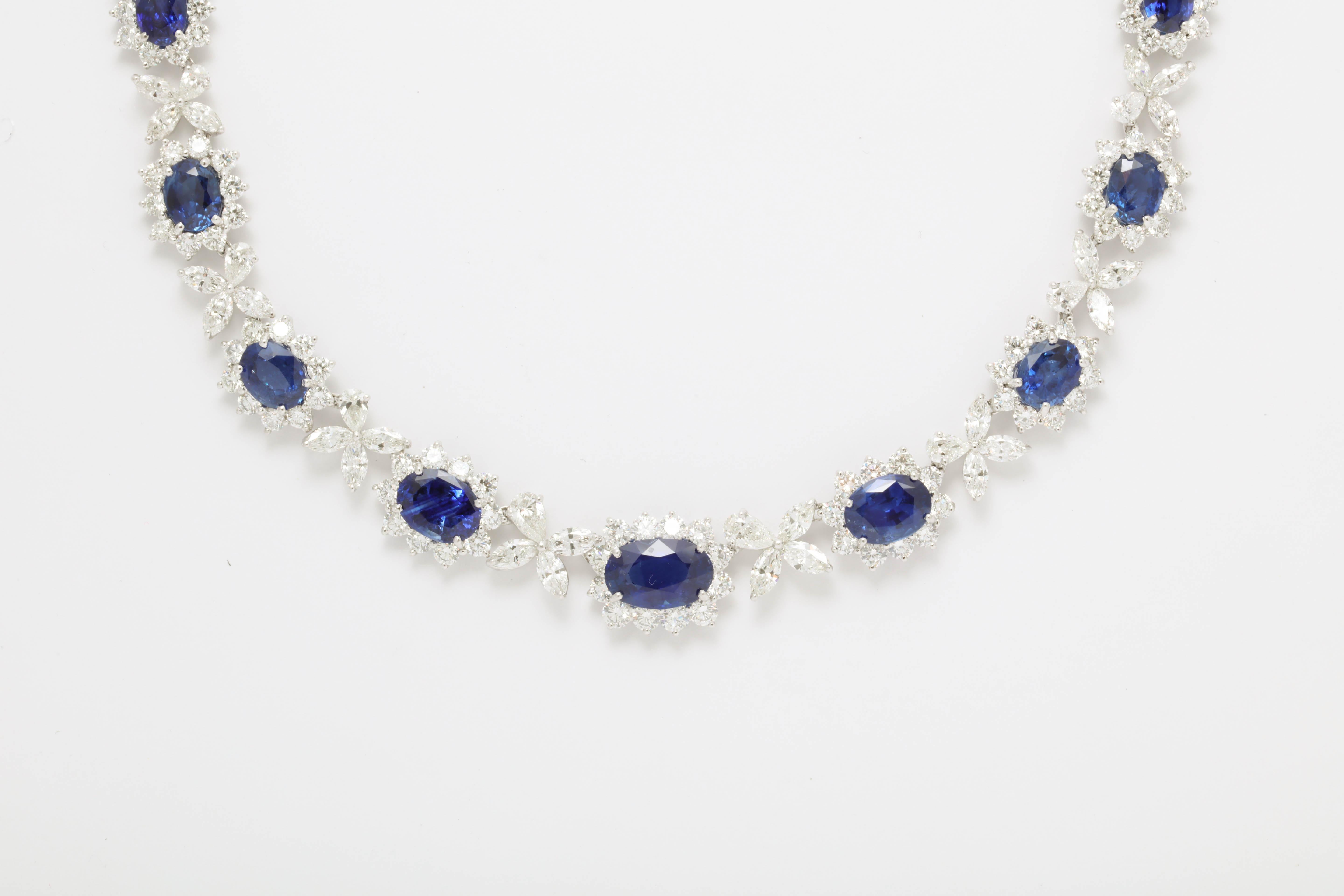 sapphire and diamond necklaces