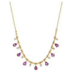 Sapphire and Diamond Necklace
