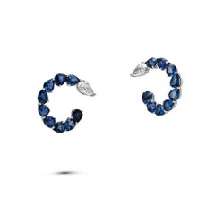 Diamond Hoop Earrings